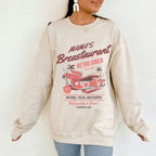 Mama's Breastaurant Feeding-Friendly Retro Sweatshirt