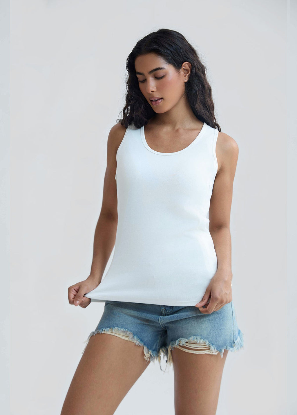 Ribbed Feeding-Friendly Tank Top
