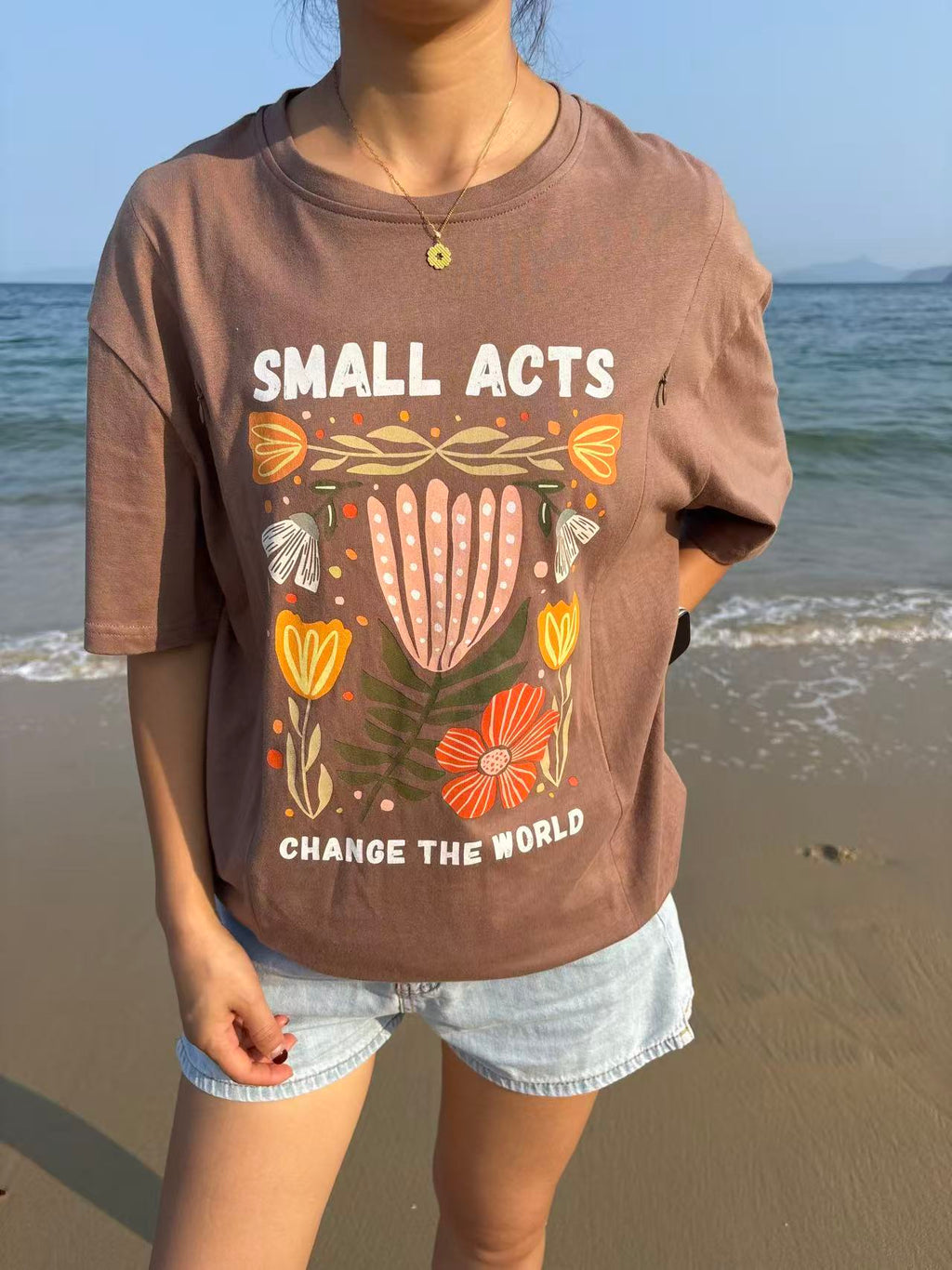 Small Acts Change the World Feeding-Friendly T-Shirt