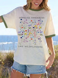 Oversized Spread Kindness Wildflower Feeding-Friendly T-Shirt