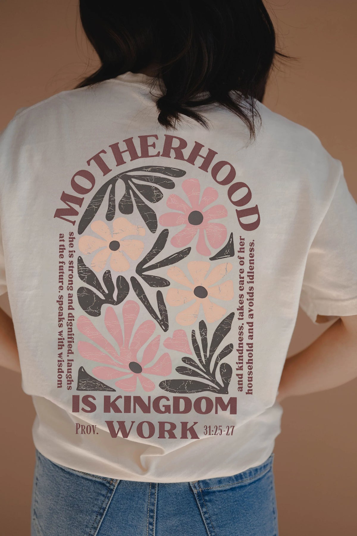 Motherhood Is Kingdom Work Feeding-Friendly T-Shirt