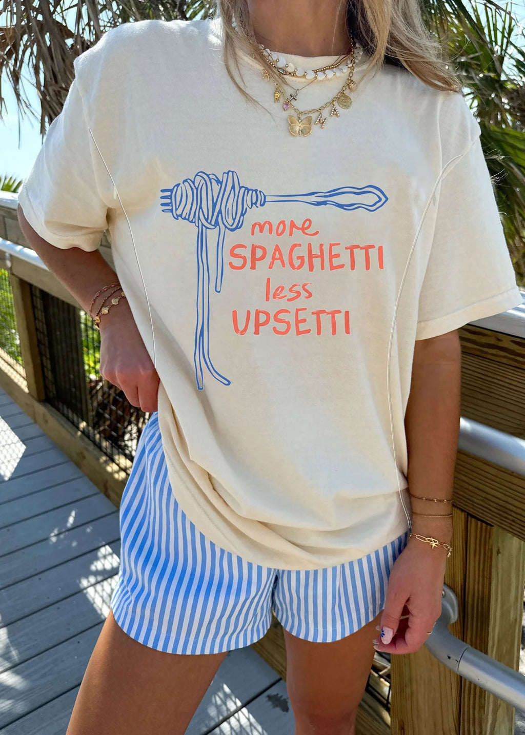 Spaghetti Feeding-Friendly T-Shirt