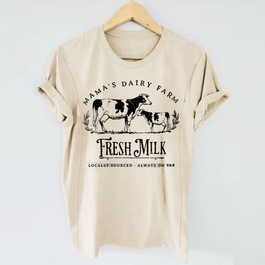 Mama's Dairy Farm Feeding-Friendly T-Shirt