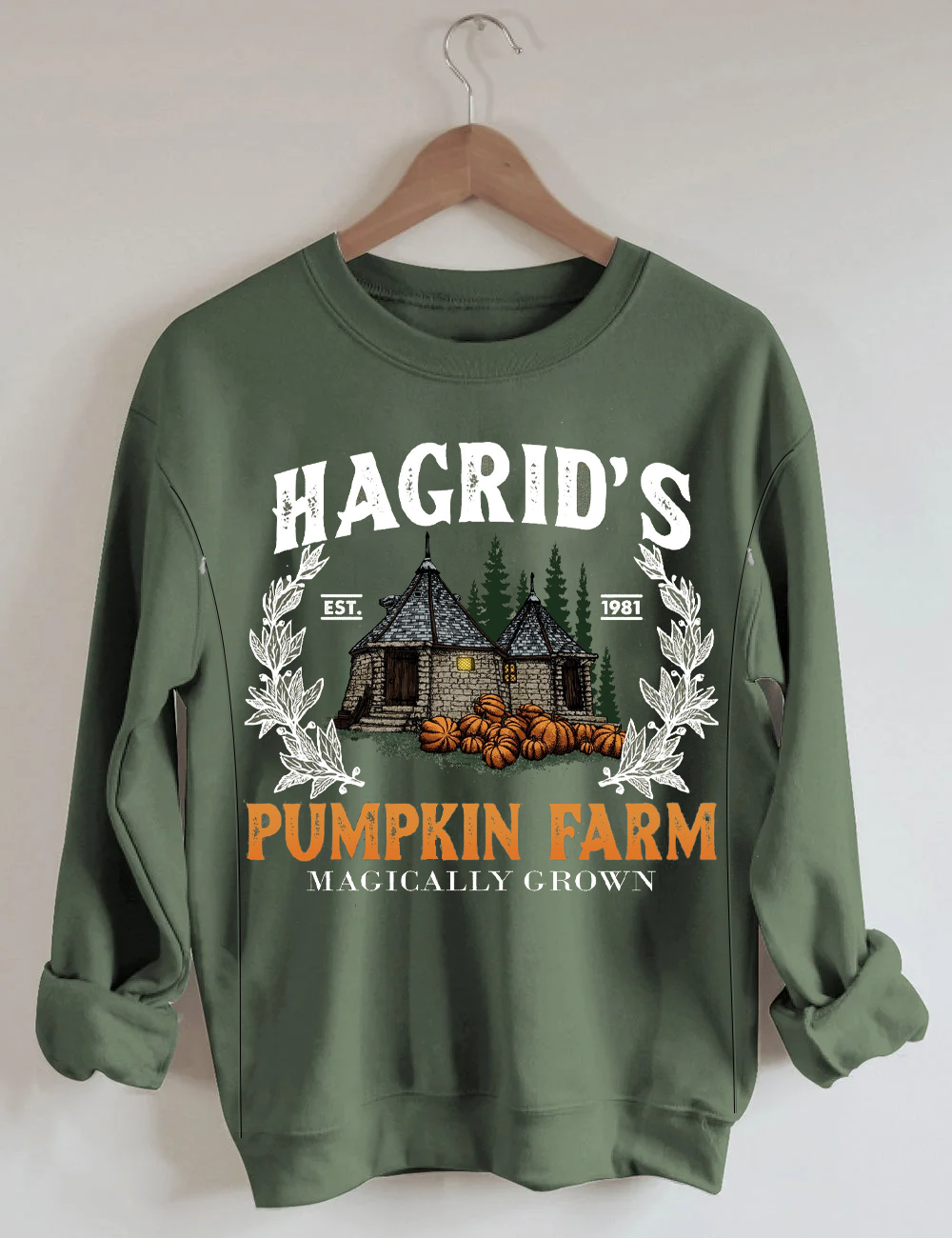 Hagrid's Pumpkin Patch Feeding-Friendly Sweatshirt