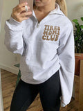 Tired Moms Club Feeding-Friendly Sweatshirt
