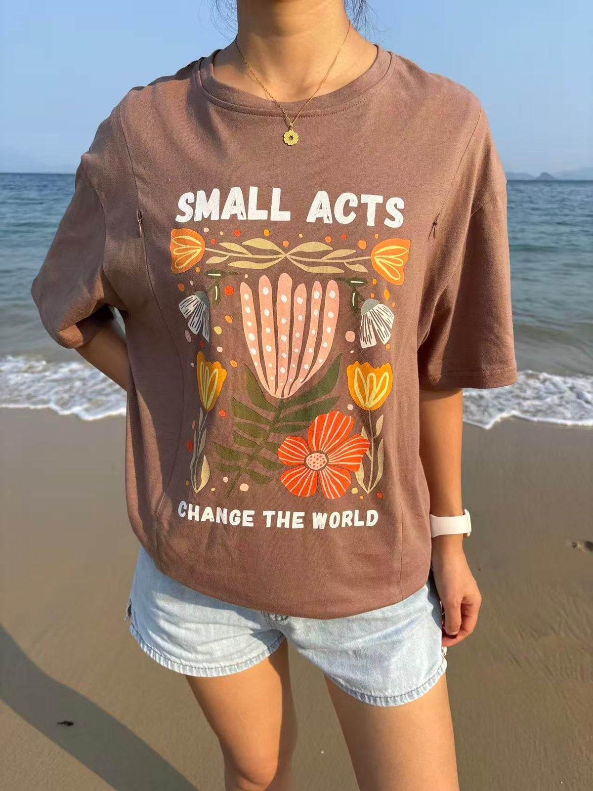 Small Acts Change the World Feeding-Friendly T-Shirt