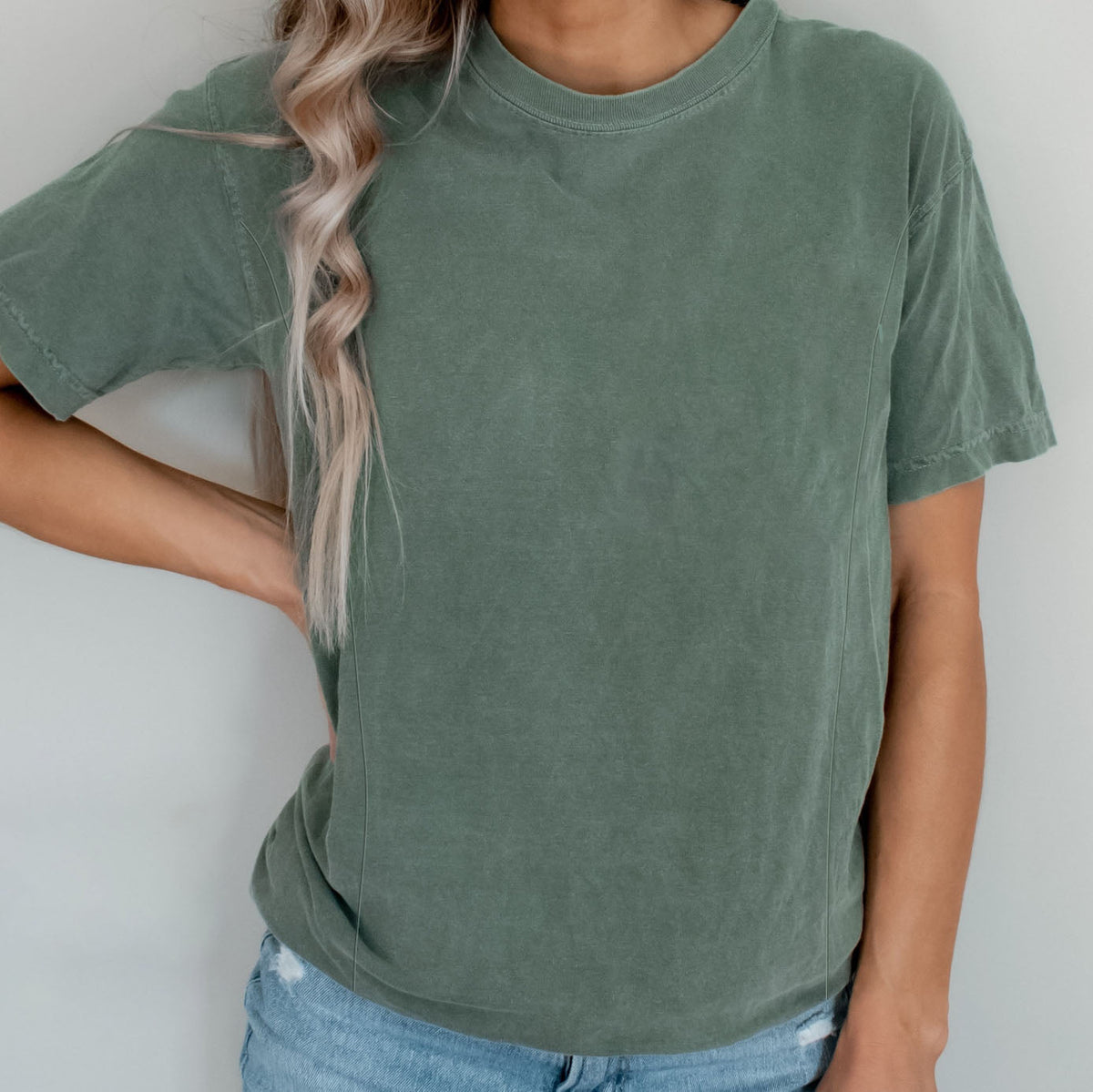 Plaid Zipper Feeding-Friendly T-Shirt