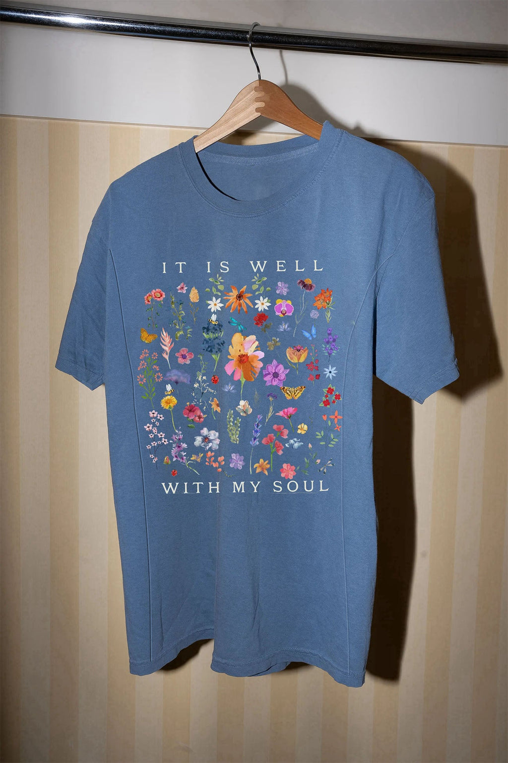 It Is Well Floral Feeding-Friendly T-Shirt