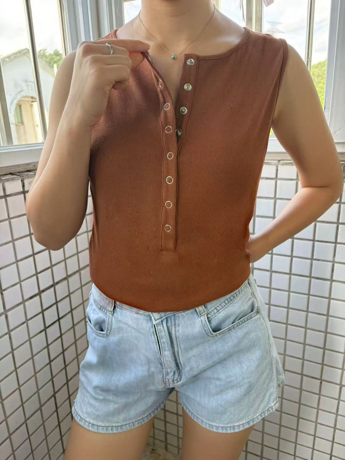 Comfort Rib Feeding-Friendly Tank Top