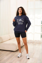 Mama’s Dairy Farm Fleece Feeding-Friendly Hoodie with Hidden Zippers