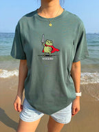 Huzzah Frog with Sword Feeding-Friendly T-Shirt