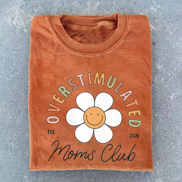 Overstimulated Moms Club Feeding-Friendly T-Shirt