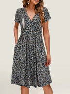 Floral Feeding-Friendly Dresses with Pockets