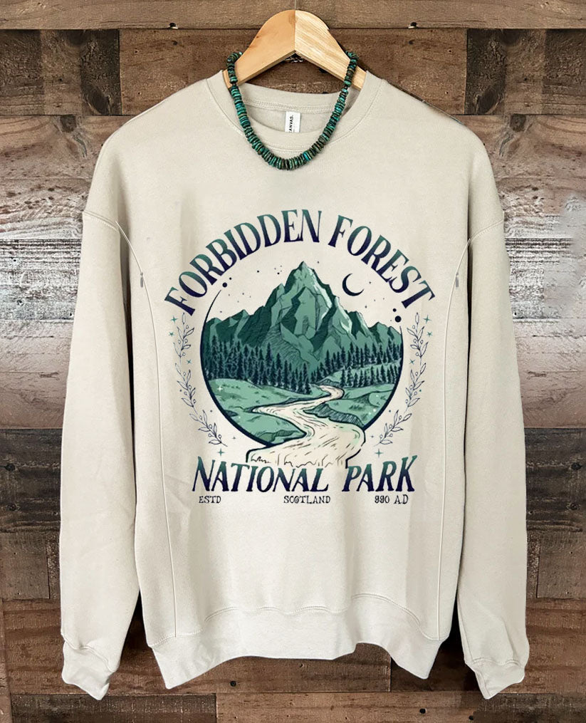 Forbidden Forest National Park Feeding-Friendly Sweatshirt