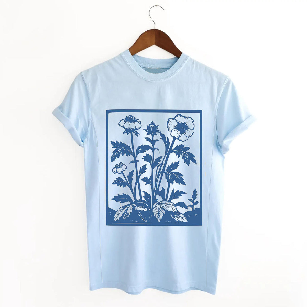 Vintage Wildflowers Graphic Feeding-Friendly T-Shirt