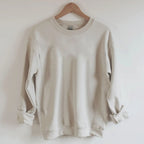 Mama's Plaid Color Feeding-Friendly Sweatshirt