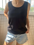 Women's Feeding-Friendly Zip Tank Top
