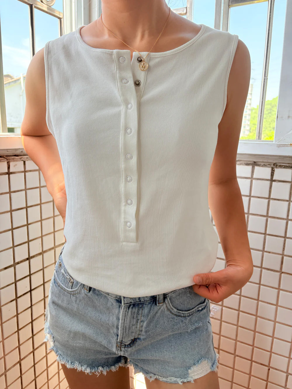 Comfort Rib Feeding-Friendly Tank Top