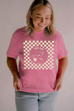 Checkered Milk Carton Feeding-Friendly Tee