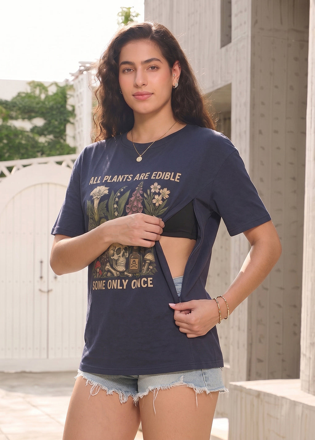 All Plants Are Edible Some Only Once Feeding-Friendly T-Shirt