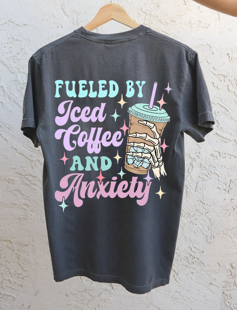 Fueled by Iced Coffee and Anxiety Feeding-Friendly T-Shirt