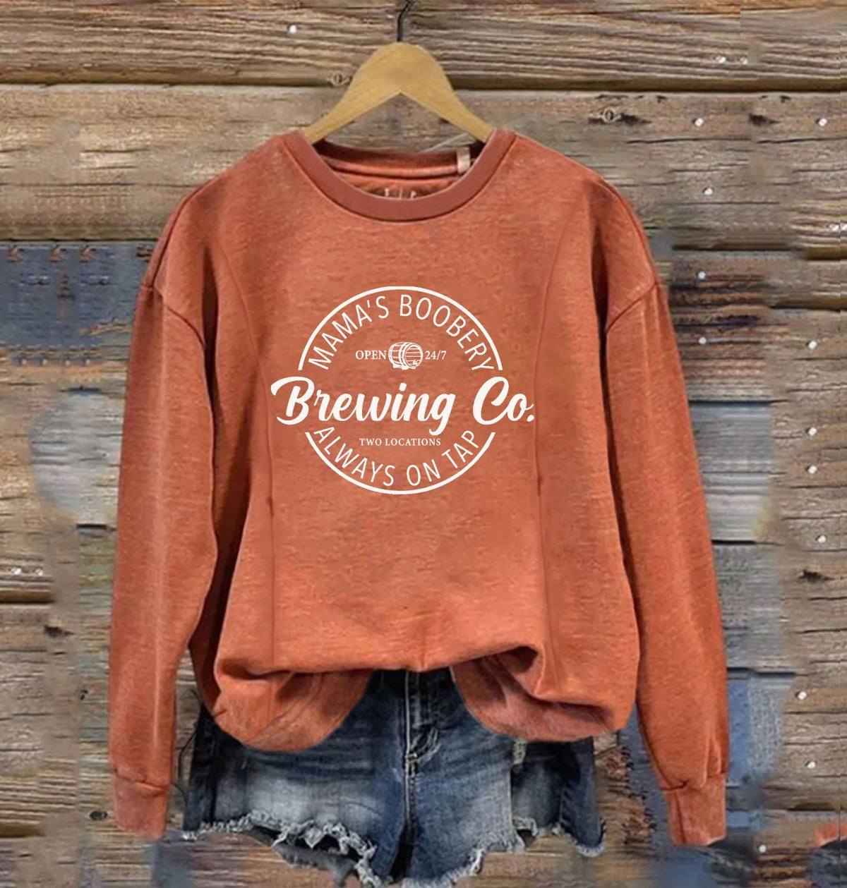 Funny Feeding-Friendly Crewneck Sweatshirt