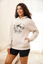 Mama’s Dairy Farm Fleece Feeding-Friendly Hoodie with Hidden Zippers