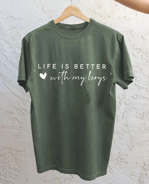 Life Is Better With My Feeding-Friendly T-Shirt