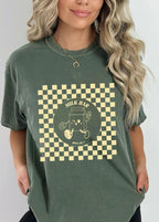 Checkered Milk Carton Feeding-Friendly Tee