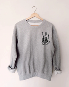 Motherhood Sometimes I Rock It Sometimes It Rocks Me Feeding-Friendly Sweatshirt
