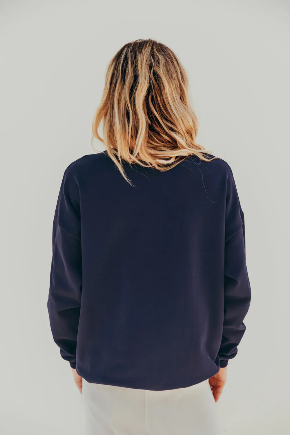 Mama's Boobery Zip Crewneck Feeding-Friendly Sweatshirt