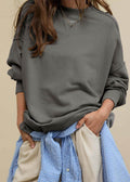 Cotton Blend Feeding-Friendly Sweatshirt