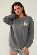 Motherhood Sometimes I Rock It Sometimes It Rocks Me Feeding-Friendly Sweatshirt