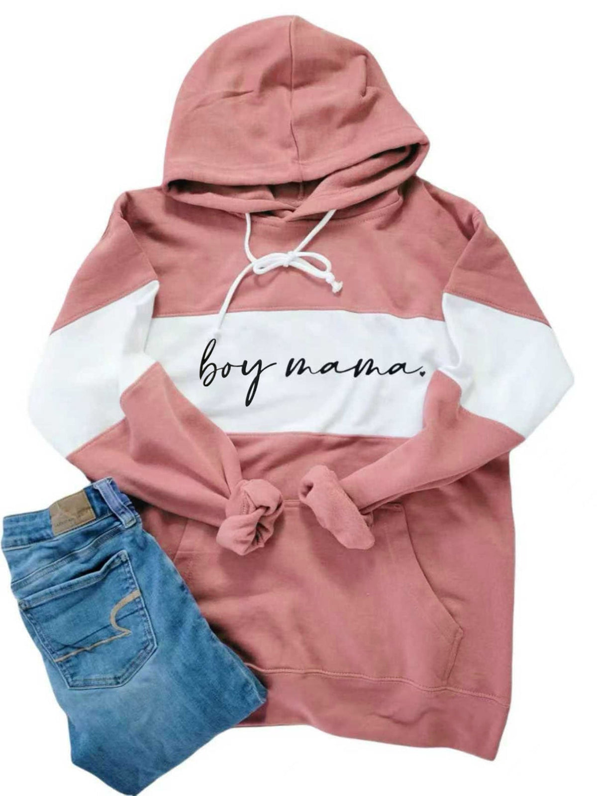 Boy Mama Girl Mama Feeding-Friendly Hoodie