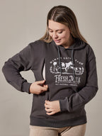 Mama’s Dairy Farm Fleece Feeding-Friendly Hoodie with Hidden Zippers