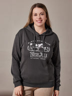 Mama’s Dairy Farm Fleece Feeding-Friendly Hoodie with Hidden Zippers