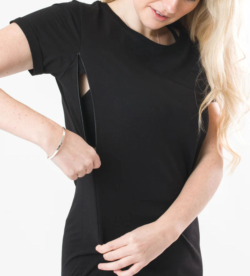 Women's Feeding-Friendly Dress