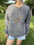 Spread Kindness Like Wildflowers Comfy Feeding-Friendly Sweatshirt