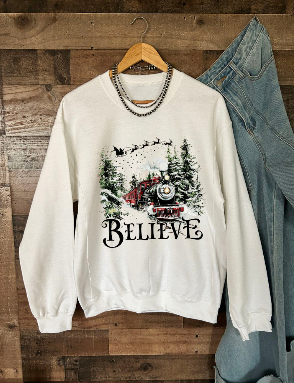 Believe Feeding-Friendly Sweatshirt