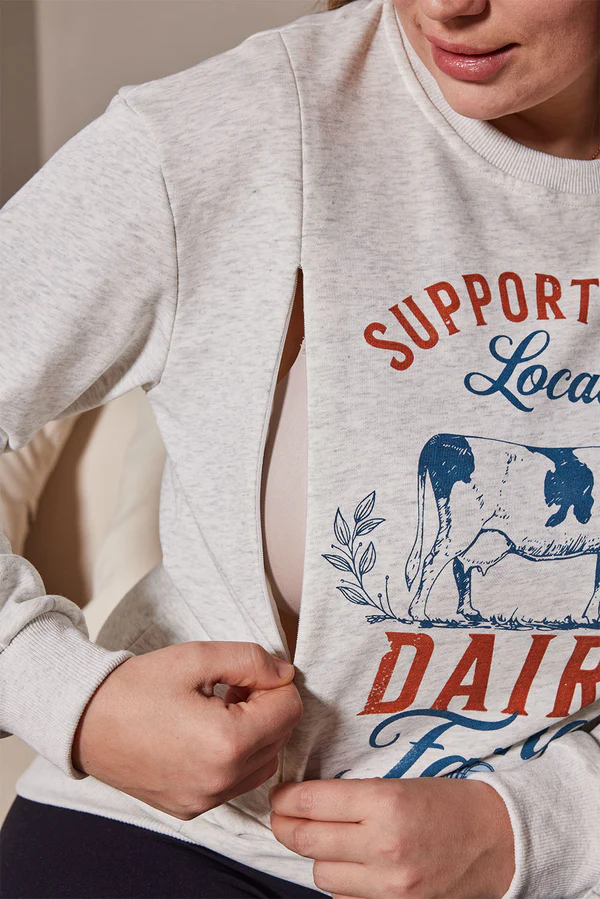 Support Your Local Farmer Feeding-Friendly Sweatshirt