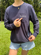 Pocket Mama Long Sleeve Feeding-Friendly Tee
