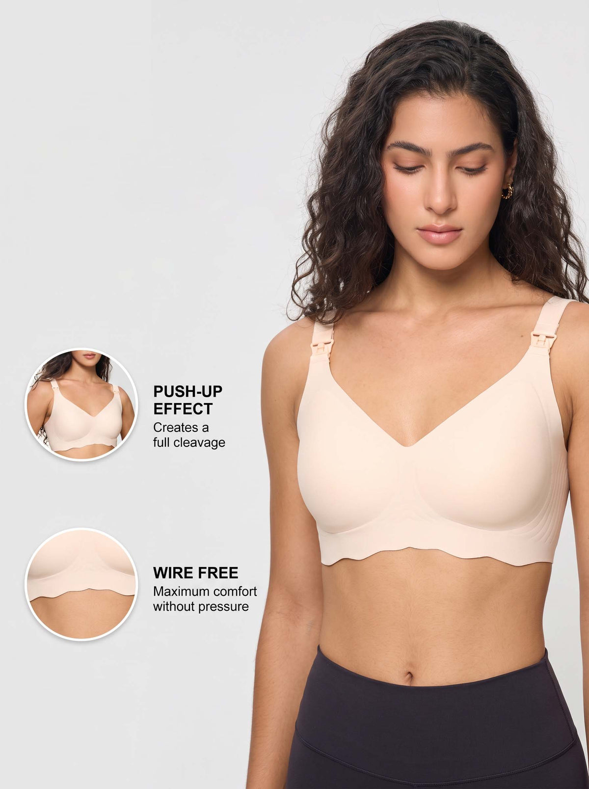 Ultra Soft Seamless Easy-Access Bra