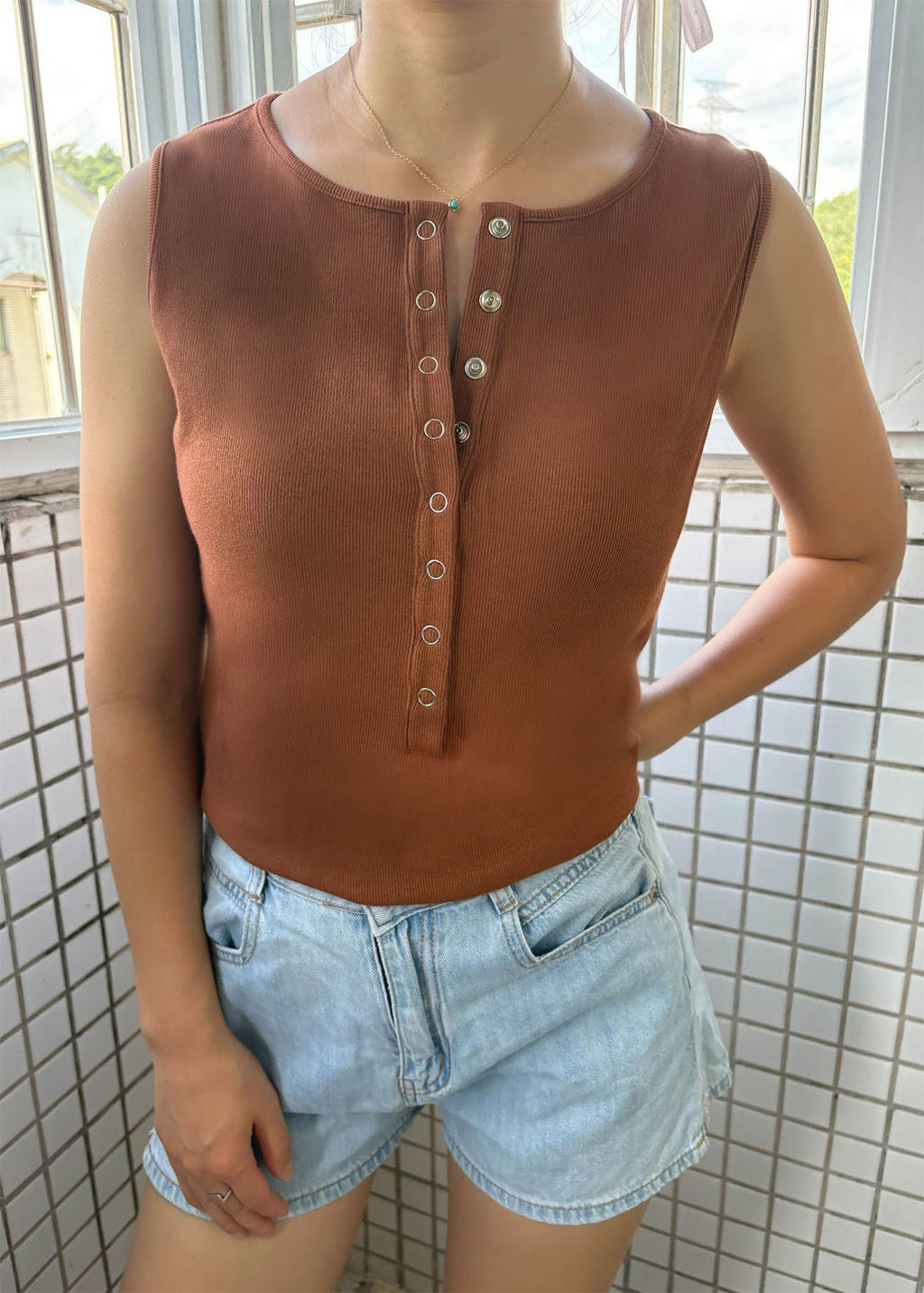 Comfort Rib Feeding-Friendly Tank Top