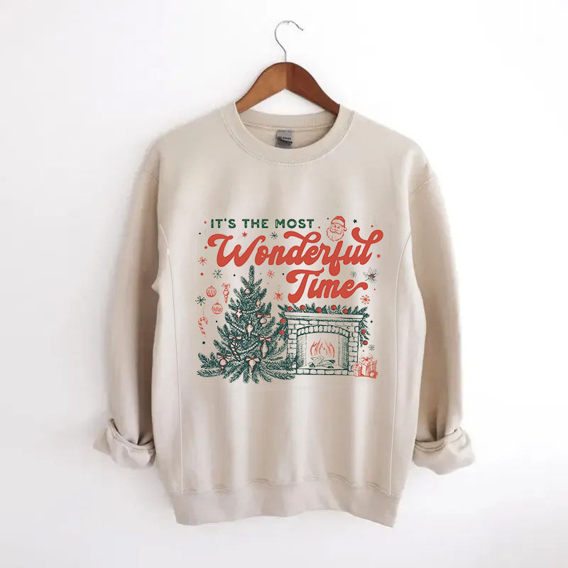 It's The Most Wonderful Time Feeding-Friendly Sweatshirt
