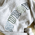 Embroidered Nurse Athletic Sweatshirt - Giftifymama
