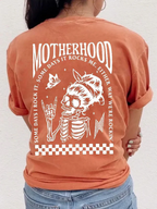 Motherhood Sometimes I Rock It Sometimes It Rocks Me Feeding-Friendly T-Shirt
