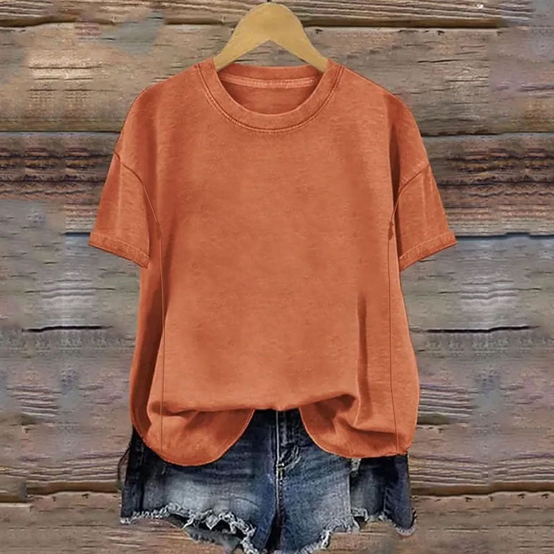 Plaid Zipper Feeding-Friendly T-Shirt