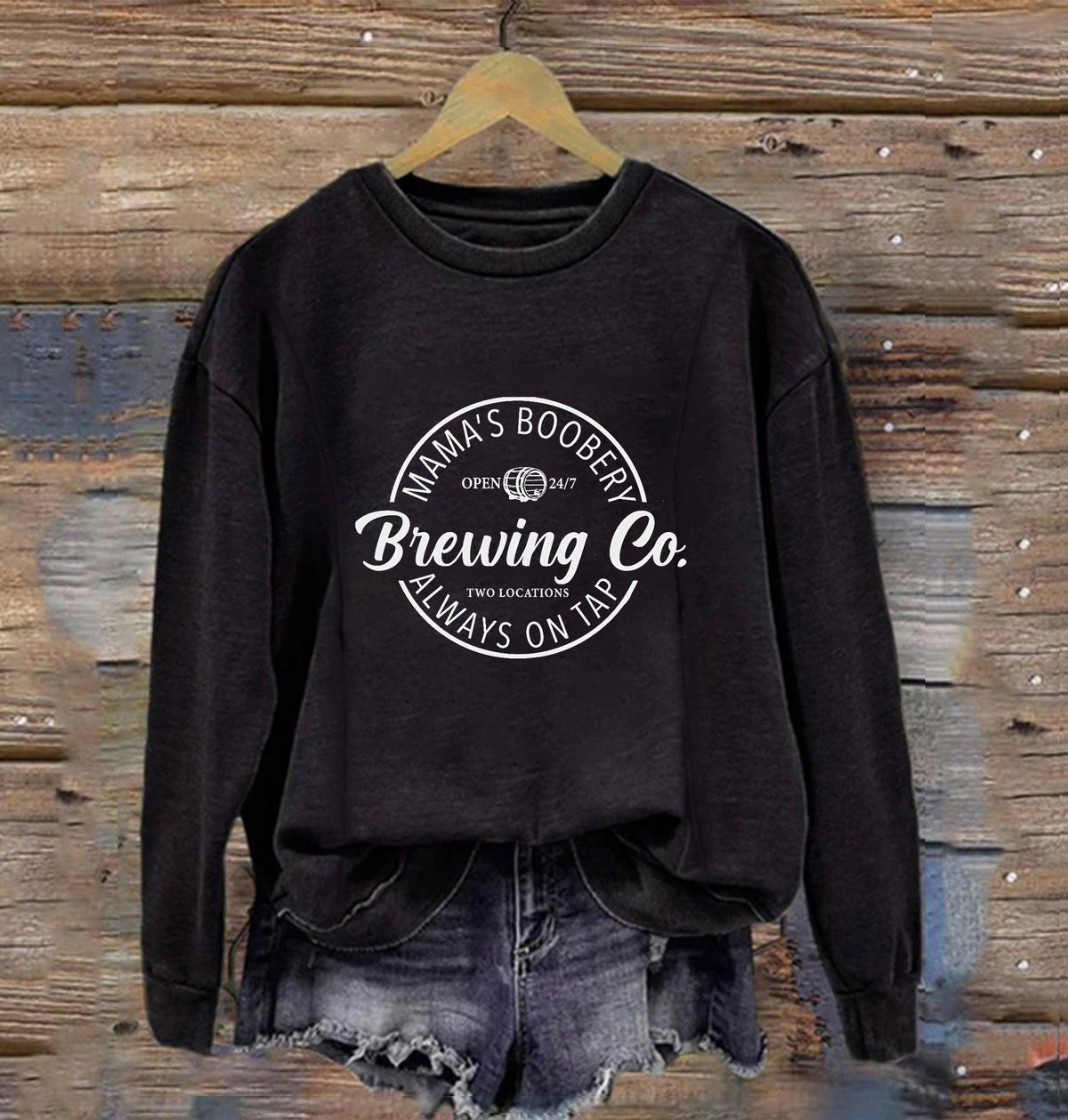 Funny Feeding-Friendly Crewneck Sweatshirt - Giftifymama