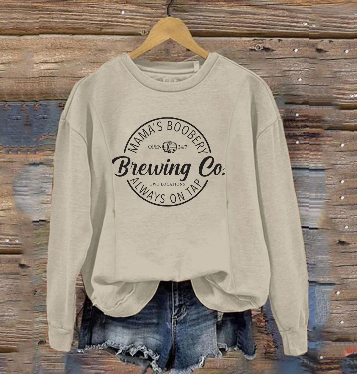 Funny Feeding-Friendly Crewneck Sweatshirt - Giftifymama