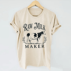 Funny Raw Milk Maker Feeding-Friendly T-shirt - Giftifymama